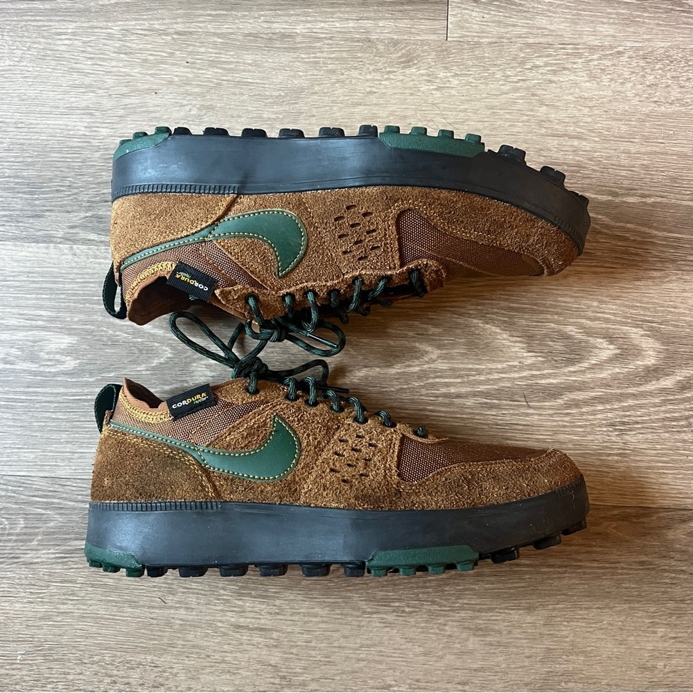 Nike C1TY Premium CORDURA® Brown Forest Green Men’s Size 8.5